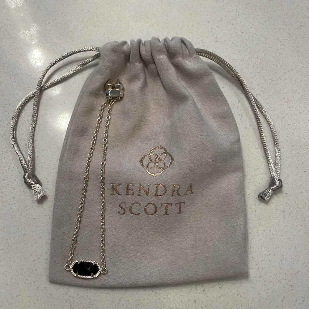 Kendra Scott Gold Adjustable Chain Elaina Bracelet